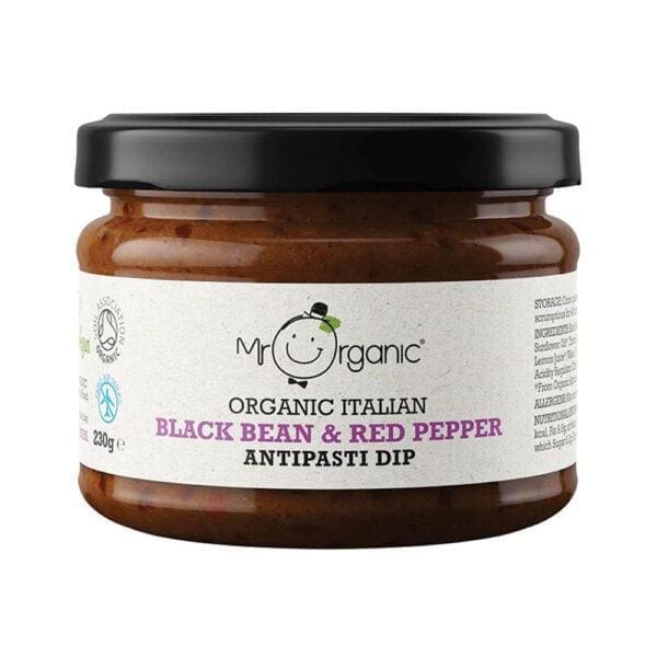 Mr Organic Black Bean and Red Pepper Antipasti Dip
