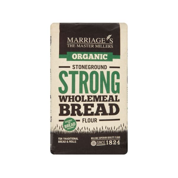 Marriages Organic Wholemeal Strong Sroneground Flour