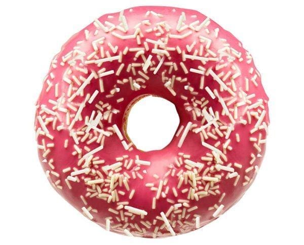 Berry White Donut