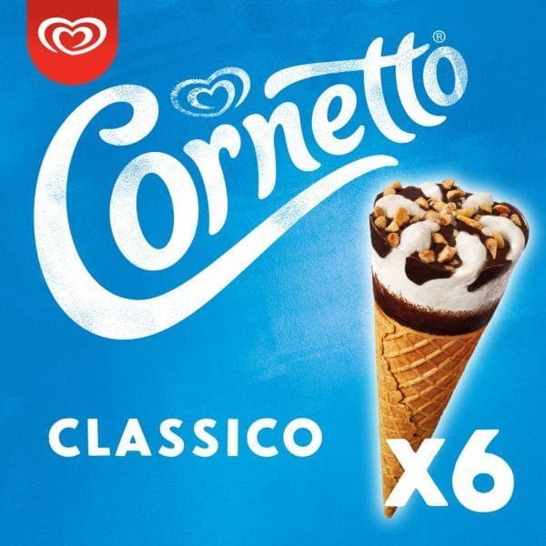 6 Cornetto Classico Multipacks