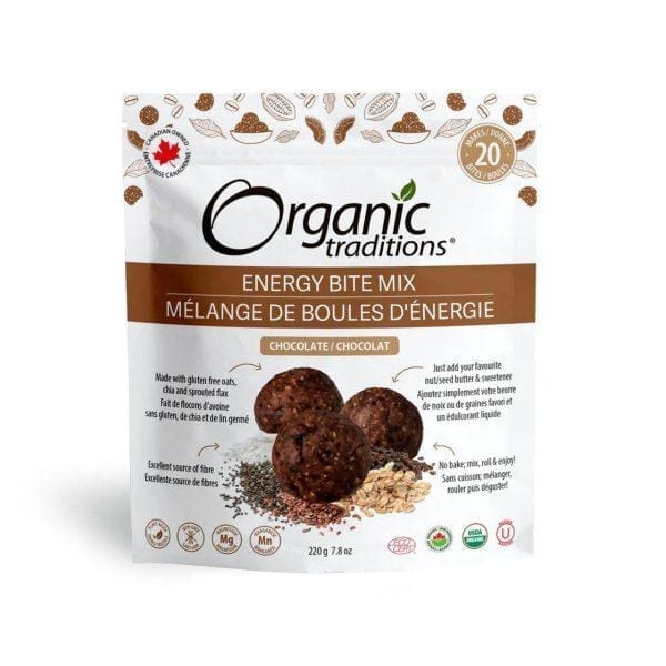 Organic Traditions Organic Energy Bite Mix Chocolate