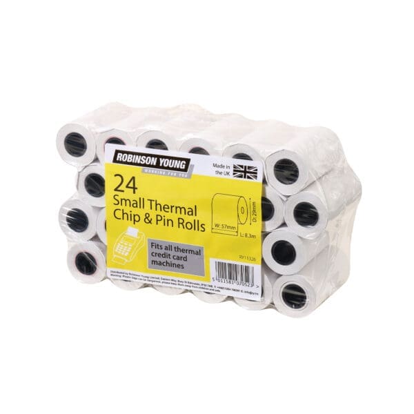Small Thermal Chip & Pin Rolls