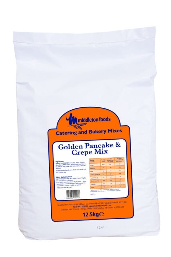 Middletons Golden Pancake & Crepe Mix