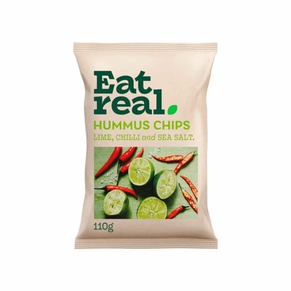 Eat Real Hummus Chips Chilli, Lime & Sea Salt