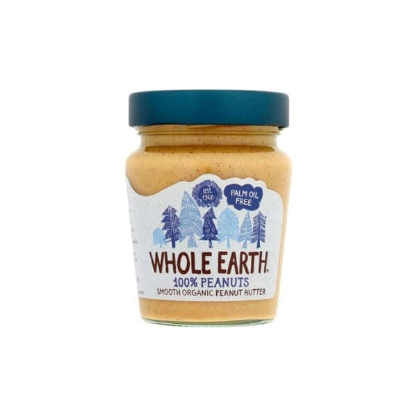 Whole Earth Organic No Palm Oil Smooth Peanut Butter
