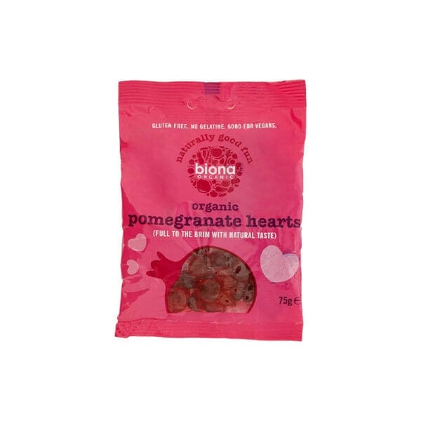 Biona Organic Pomegranate Hearts Vegetarian