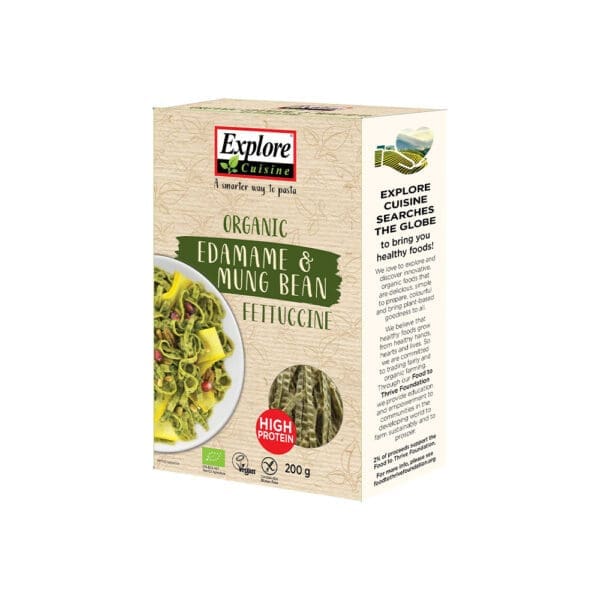 Explore Organic Edamame Mung Bean Fettuccine