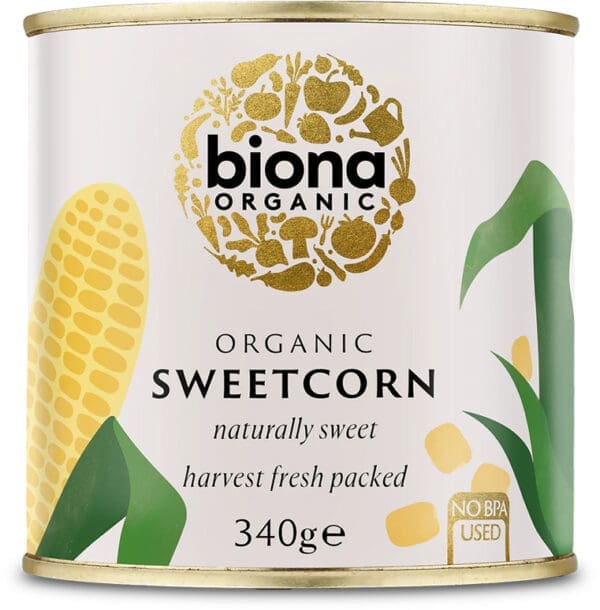 Biona Organic Sweetcorn Can