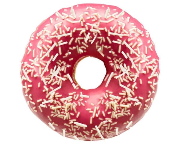 Berry White Donut