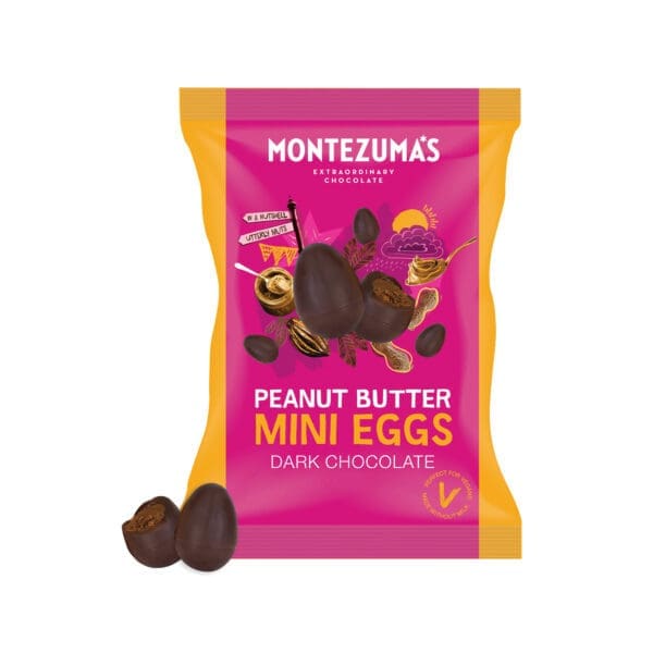 Montezuma Peanut Butter Dark Mini Eggs