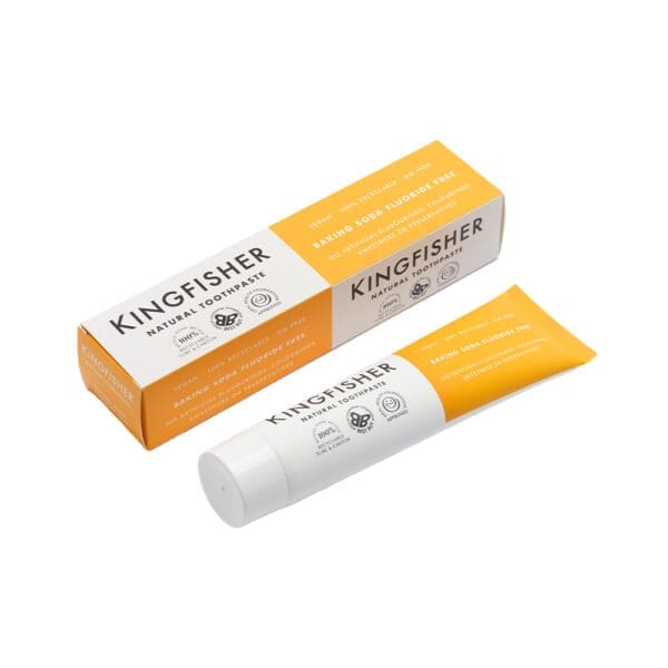 Kingfisher Flouride Free Baking Soda Toothpaste