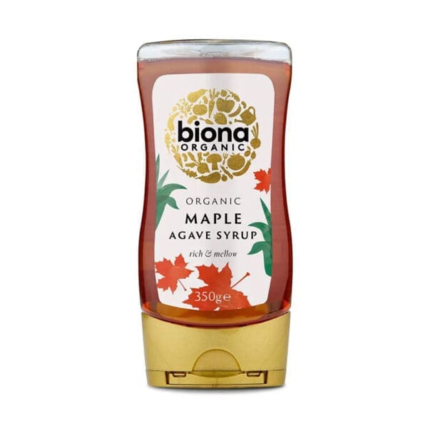Biona Organic Maple & Agave Syrup Squeezy