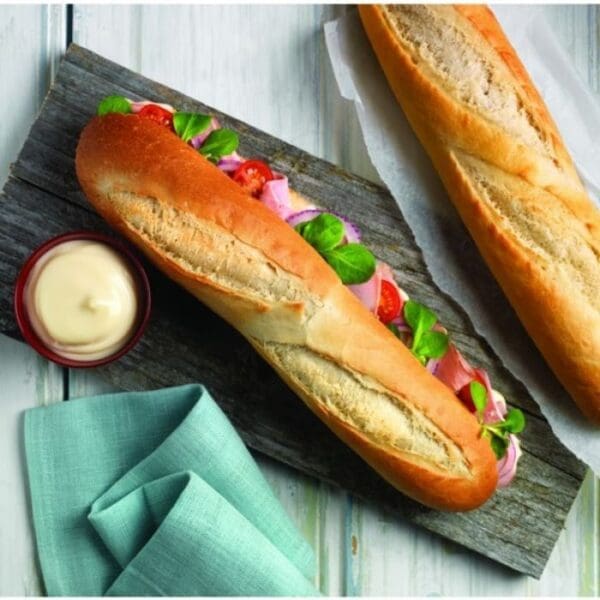 Chefs' Selections Part Baked White Half Baguette