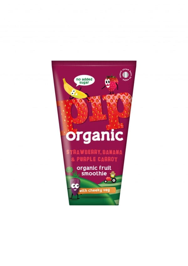 Pip Organic Strawberry Banana Purple Carrot Smoothie
