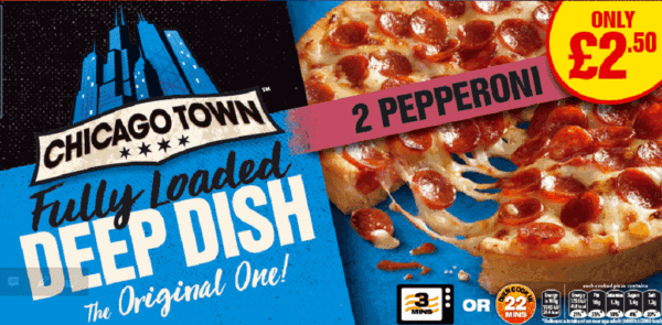 Chicago Town 2 Deep Dish Pepperoni Price Marked £2.50 - Image 2