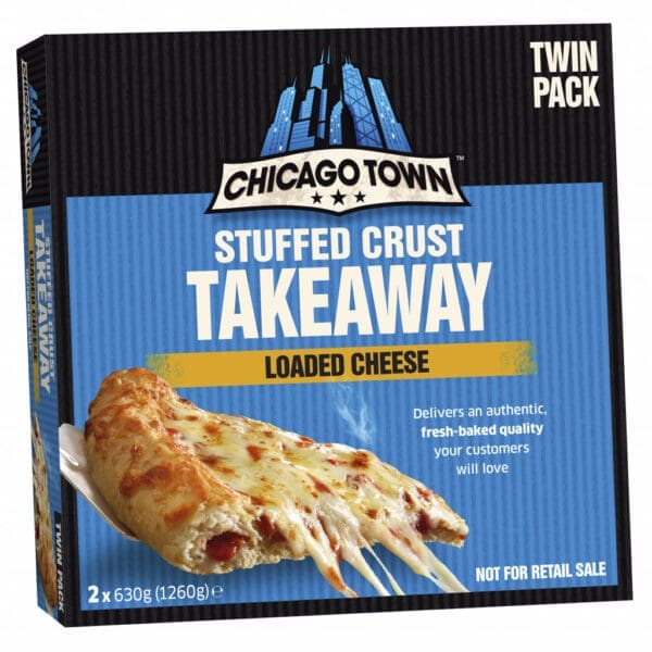 Chicago Town Pizza 2 Go Takeaway Cheese 2 x 630g (4 Pack) - Image 2