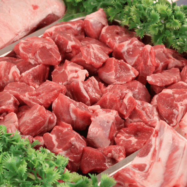 Frozen Diced Lamb