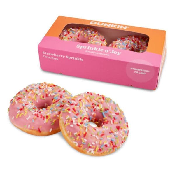Dunkin Donuts Strawberry Sprinkle 2Pack