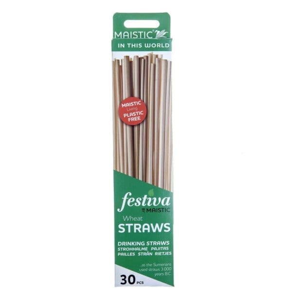 *CLR*Natural Drinking Wheat Straws