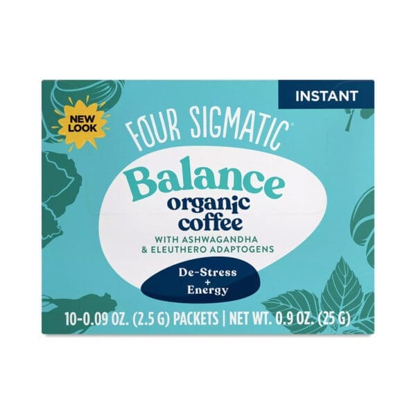 *CLR*Foursigmatic Adaptogen Coffee Ashwaganda