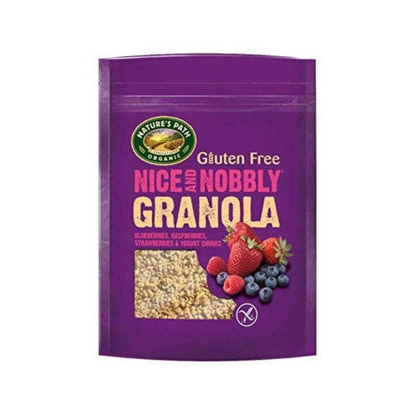 Natures Path Organic Strawberry Raspberry Berry Granola