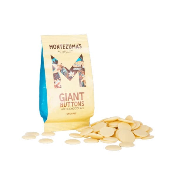Montezumas Organic White Giant Buttons