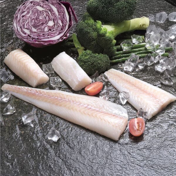 Cod Tail Cut Fillets Skinless & Boneless