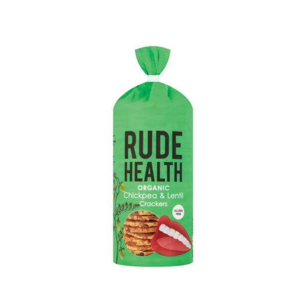 Rude Health Organic Chickpea and Lentil Crackers