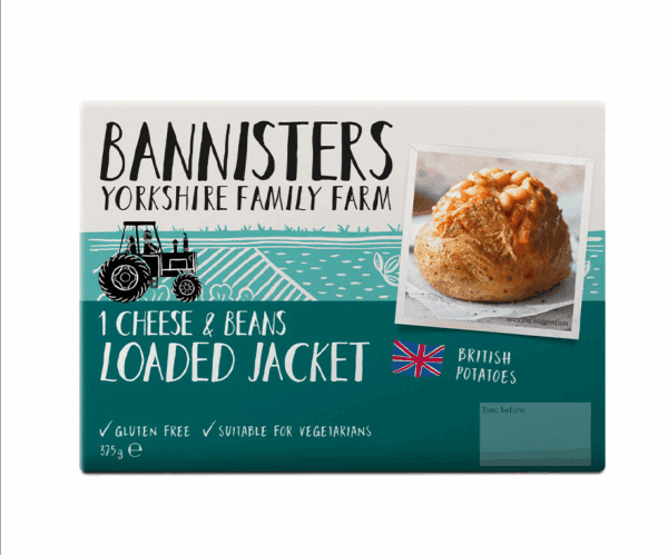 Bannisters Cheese & Beans Filled Jacket Potato