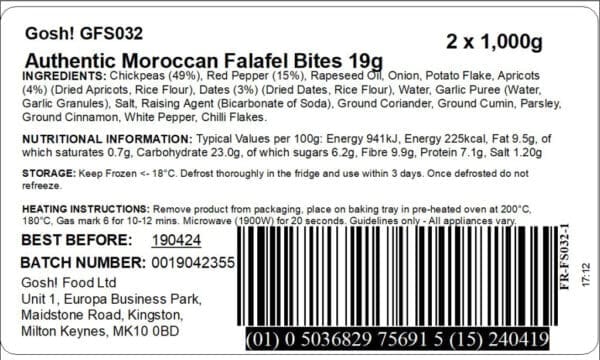 Authentic Morrocan Falafel Bites