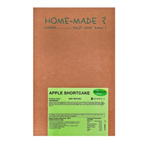 Handmade Cake Apple Shortcake Traybake