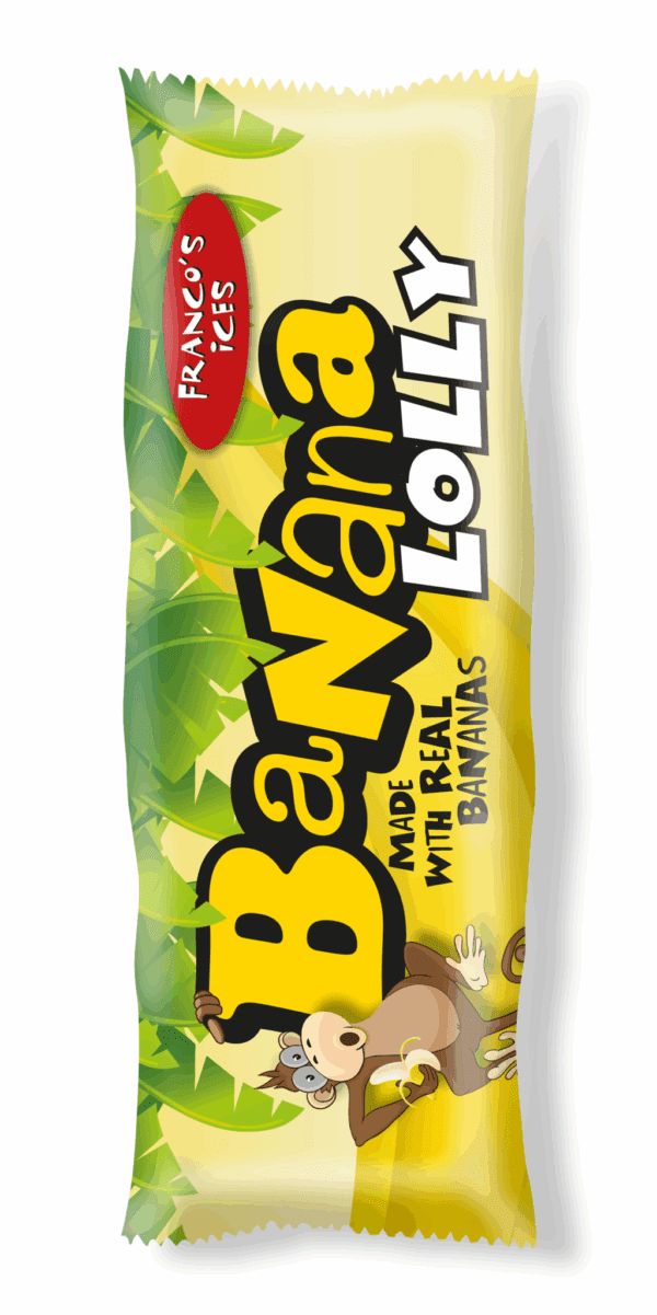 Franco Banana Flavour Lolly - Image 2