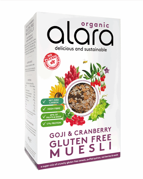 Alara Organic Gluten Free Goji & Cranberry Muesli