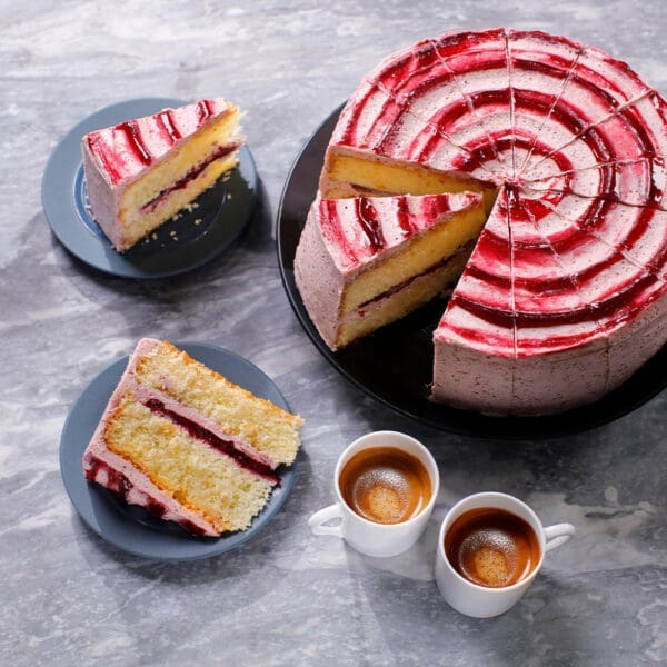 Handmade Cake Blackberry and Mascarpone Cake