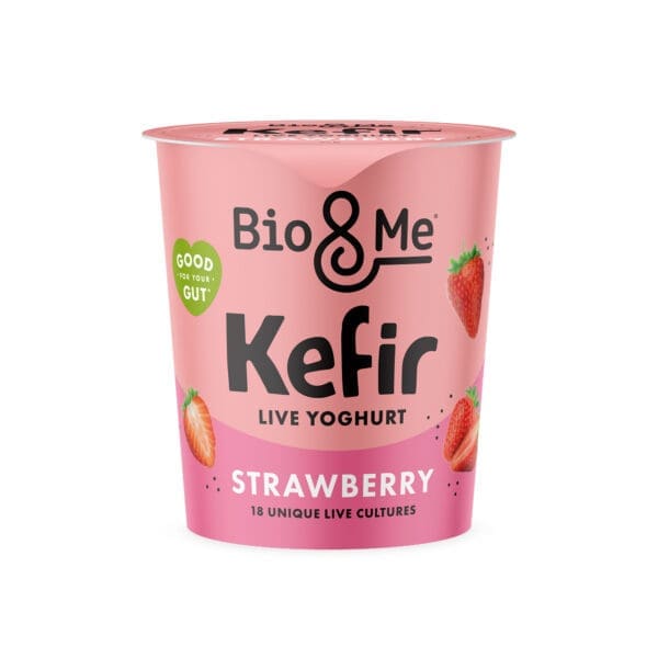 Bio and Me Strawberry Kefir Yogurt