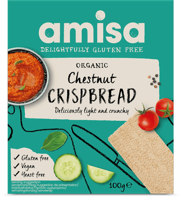 Amisa Organic Chestnut Crispbread