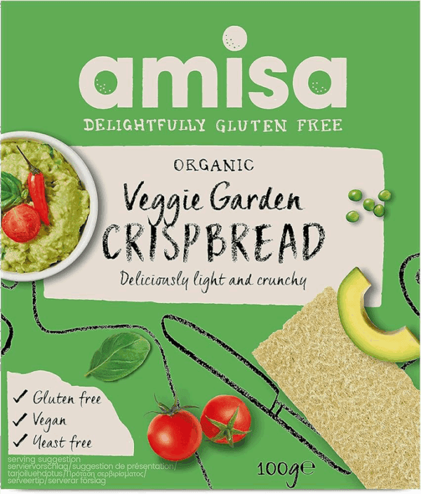 Amisa Organic Crispbread Veggie Garden