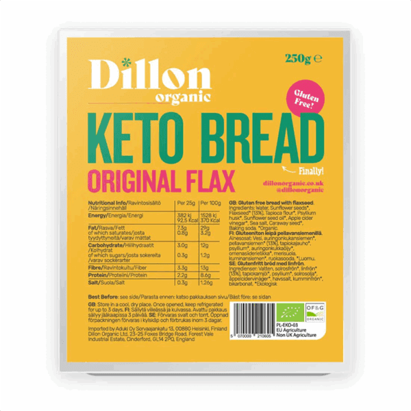 Dillon Organic Original Flax Keto Bread