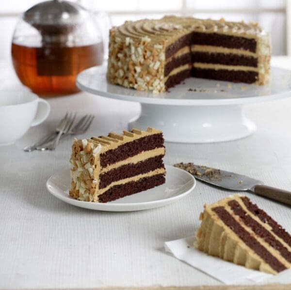 Mademoiselle Caramelised White Chocolate Fudge Cake