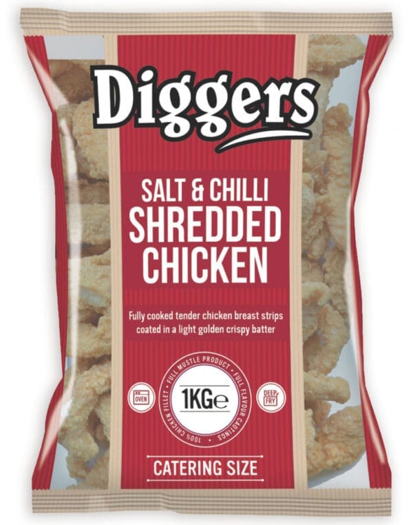 Diggers Salt & Chilli Shredded Chicken
