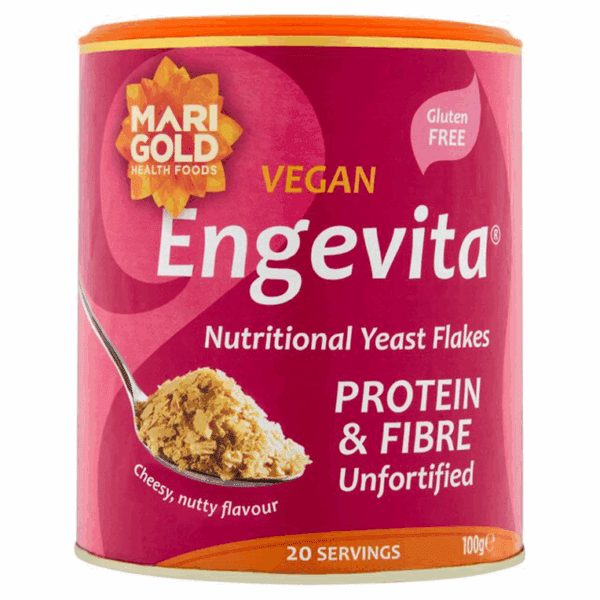 Marigold Engevita Protein Fibre Yeast Flakes Pink Tub