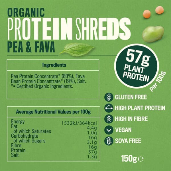 Profusion Organic Protein Shreds - Pea & Fava