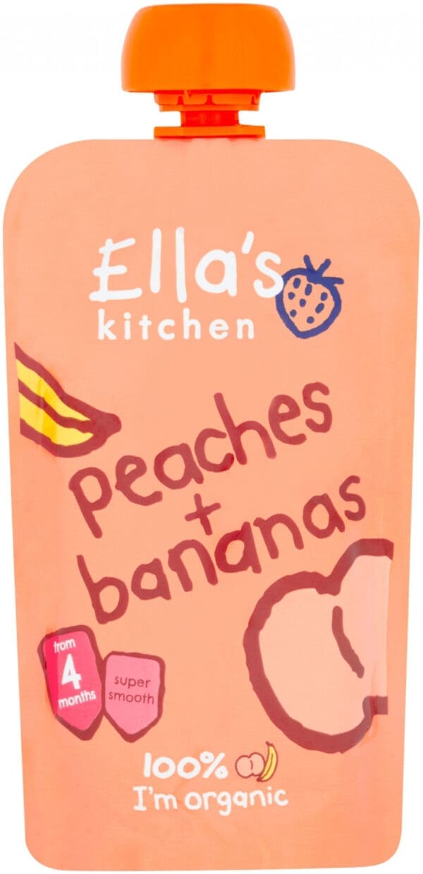 Ella's Kitchen Organic Peaches & Bananas - Image 2