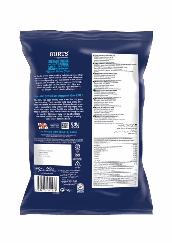 Burts Sea Salted Crisps