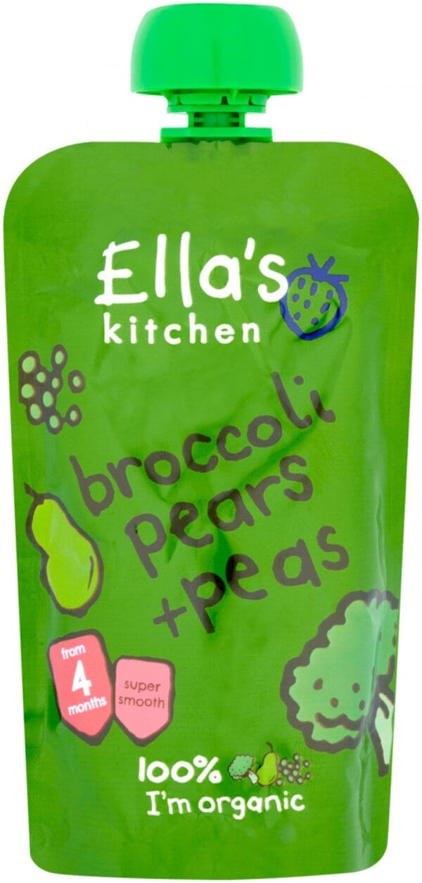 Ella's Kitchen Organic Broccoli Pear & Pea - Image 2
