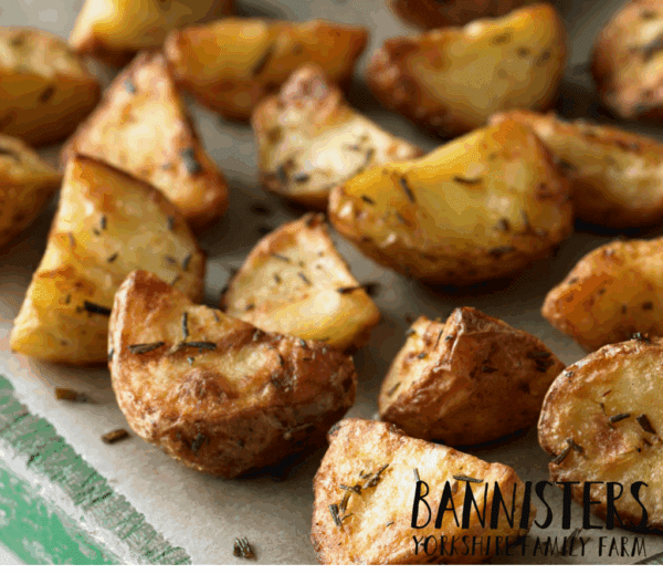 Garlic and Rosemary Roast Potatoes