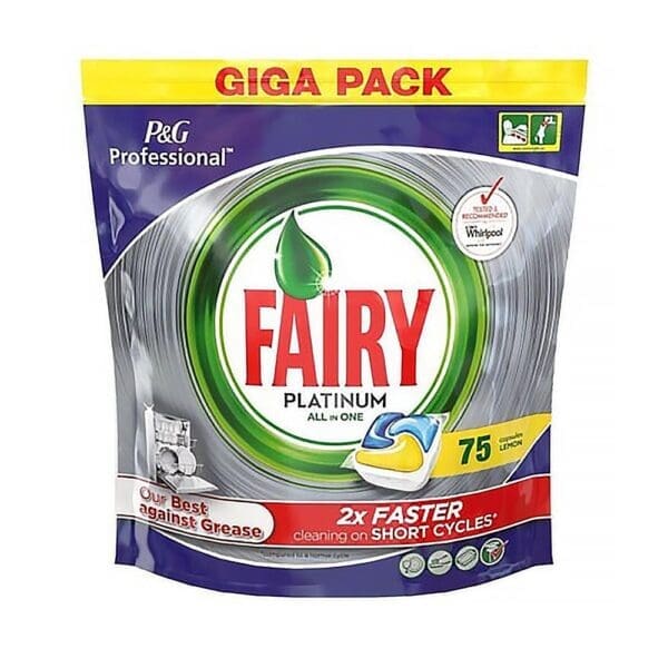 Fairy All In 1 Dishwasher Platinum Lemon