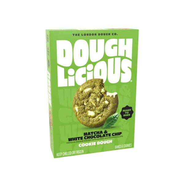 Doughlicious Matcha & White Choc Cookie Dough