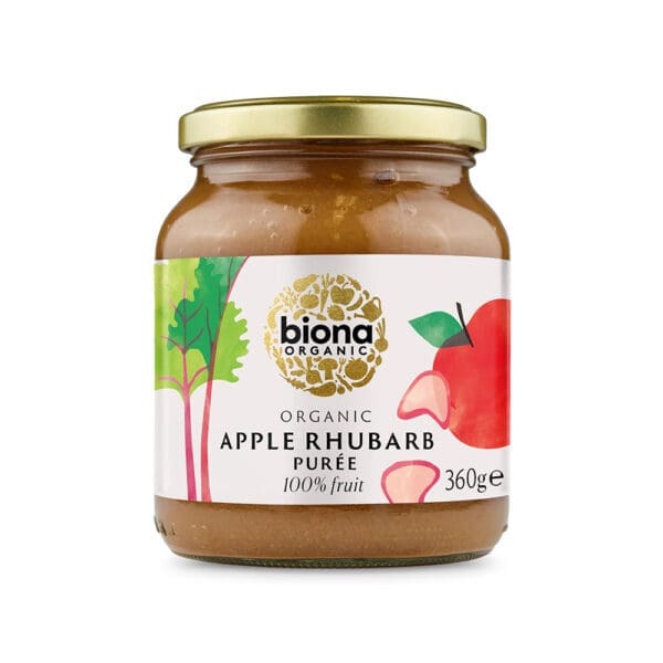 Biona Organic Apple & Rhubarb Puree