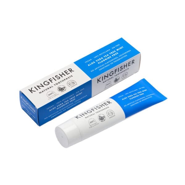 Kingfisher Aloe Vera Tea Tree Mint Flouride Free Toothpaste